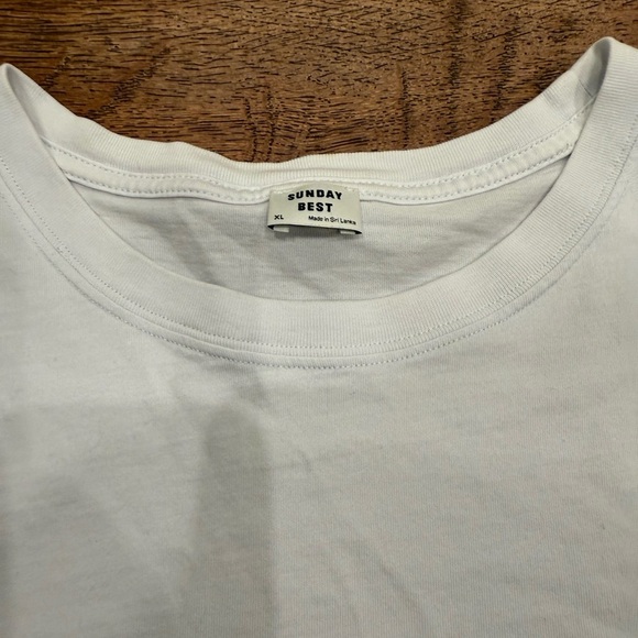 Sunday Best White Crop Top XL - Picture 2 of 4